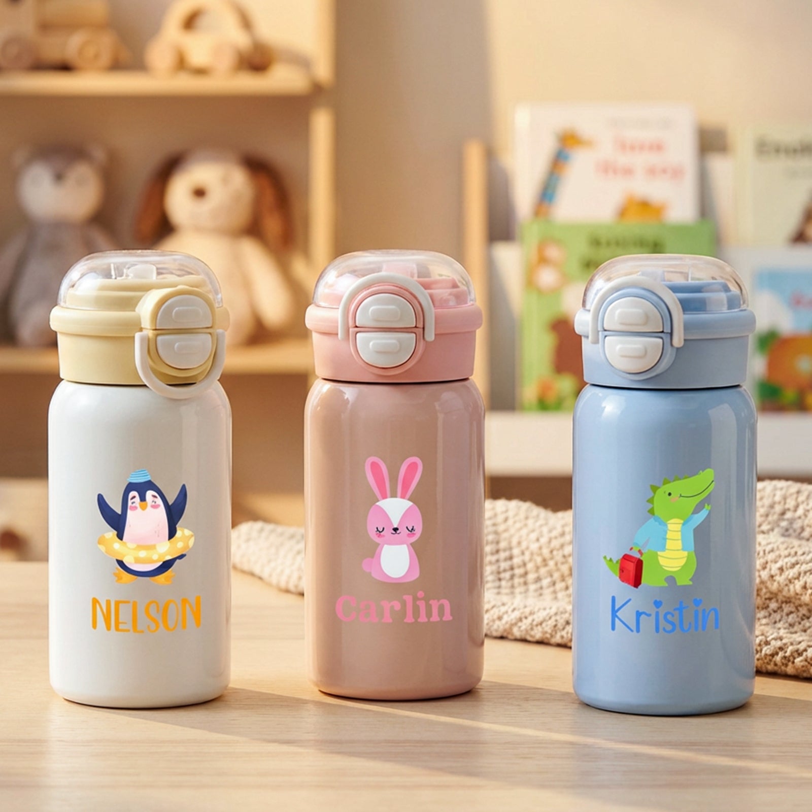 Personalized Kids Insulated Water Bottle with Name