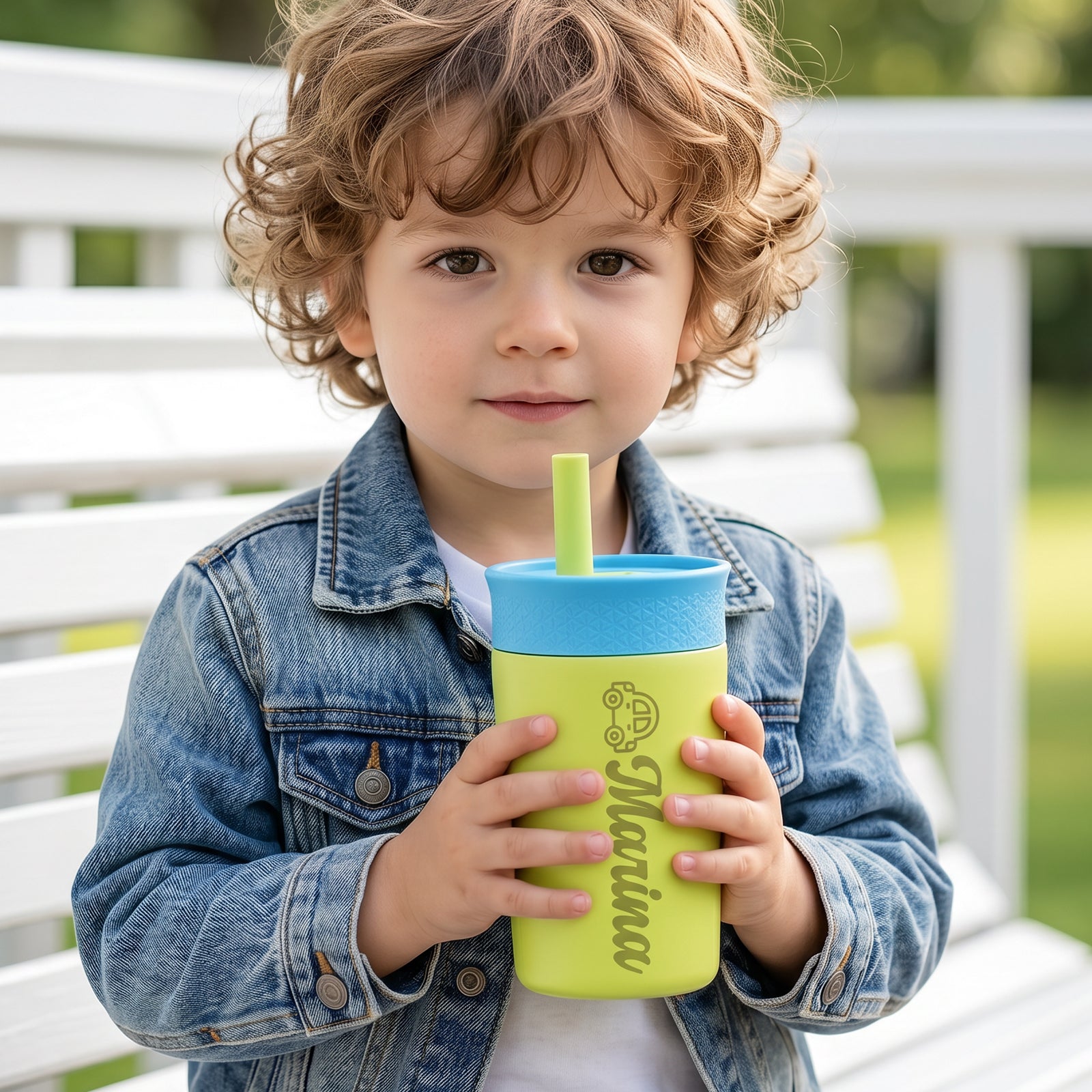 Personalized Kids Insulated Straw Tumbler