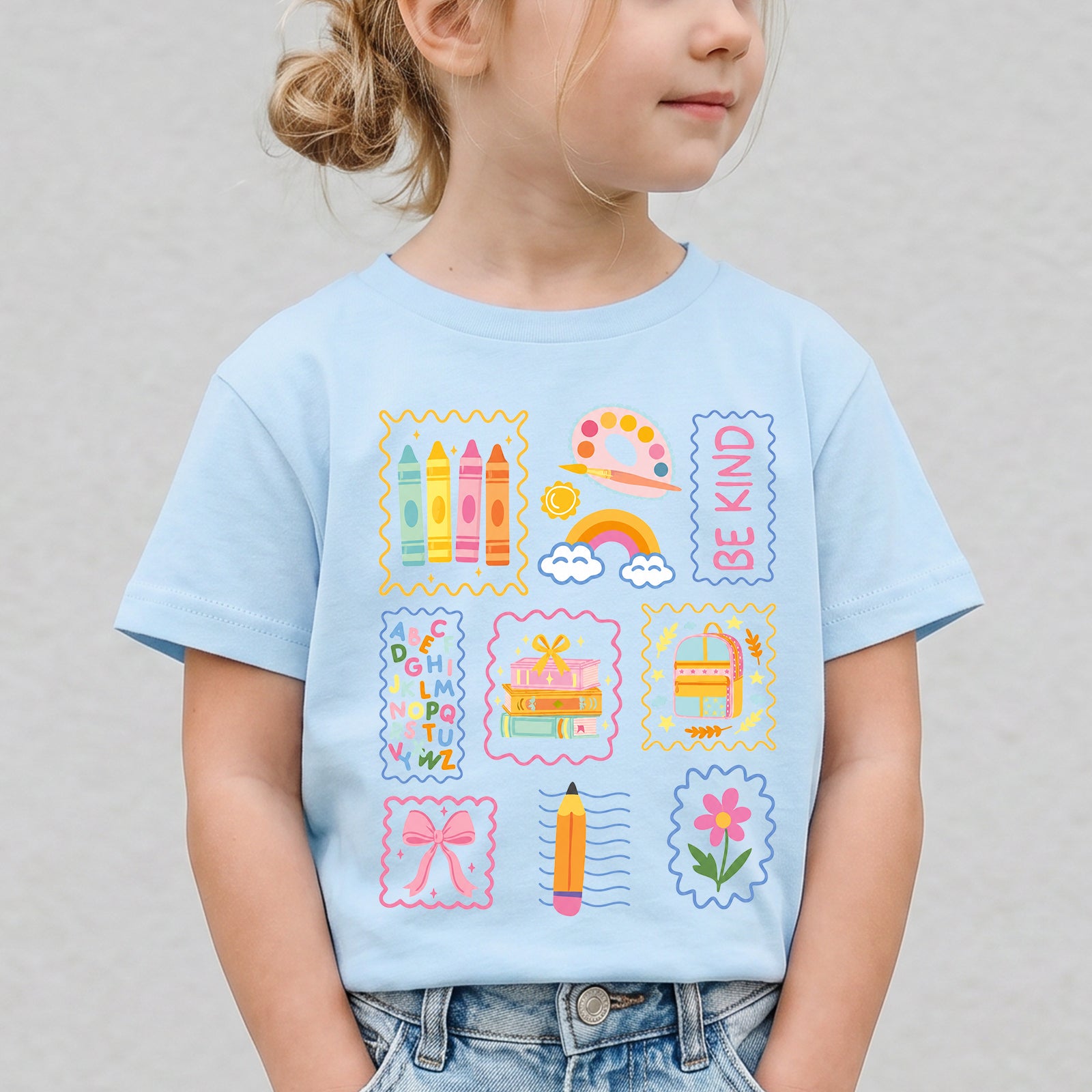 Personalized Be Kind School Supplies T-Shirt