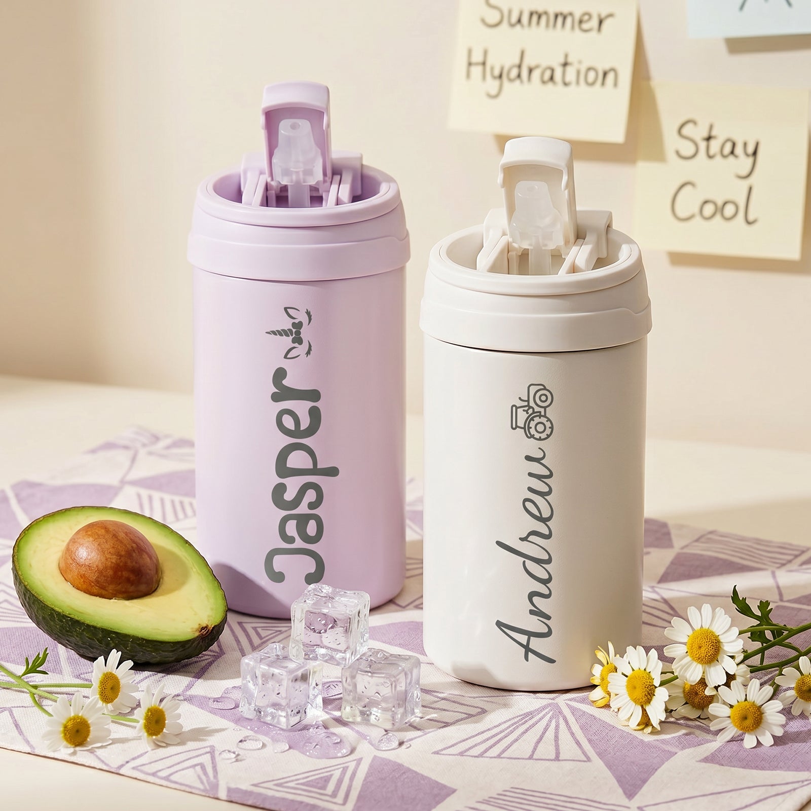 Personalized Kids Insulated Stainless Steel Water Bottle
