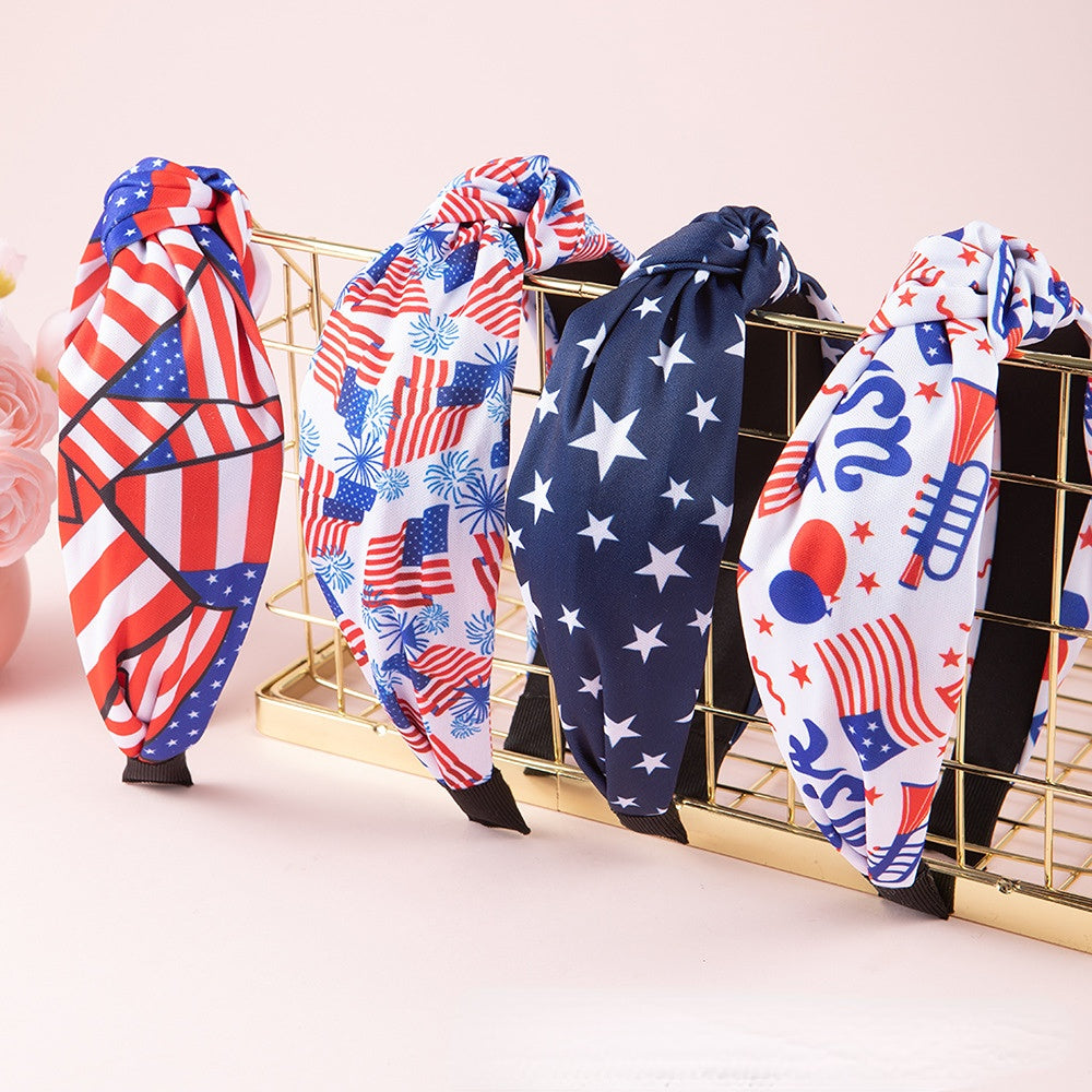 Patriotic USA Knot Headband