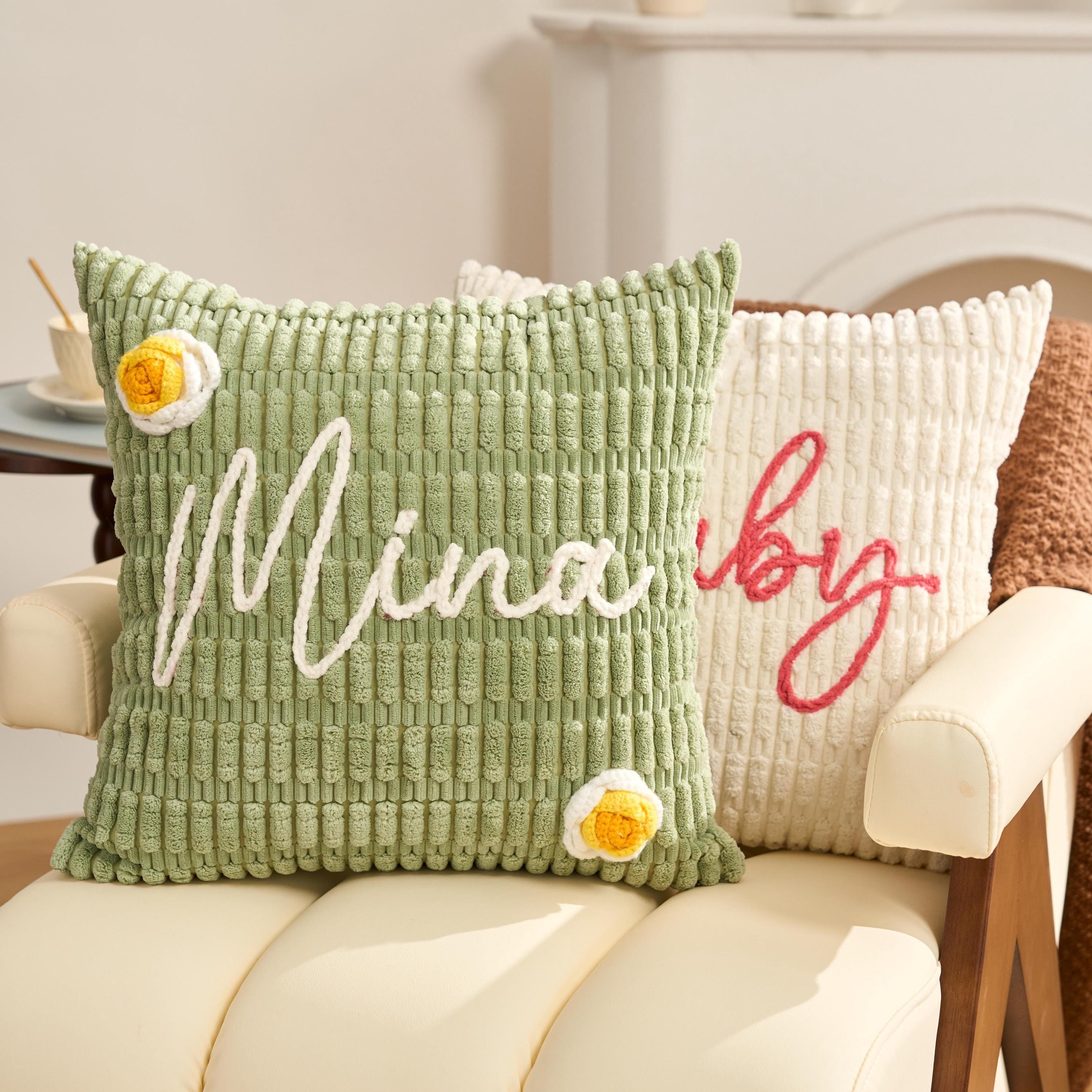 Personalized Kids Name Decorative Pillow