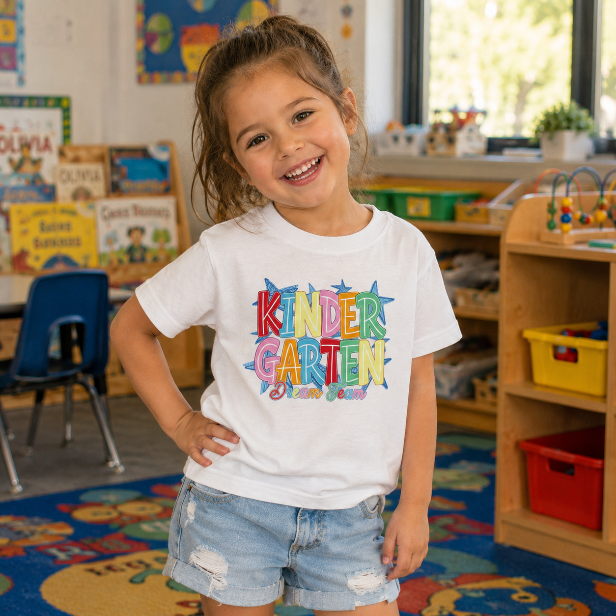 Kindergarten Dream Team Back to School Kids T-Shirt