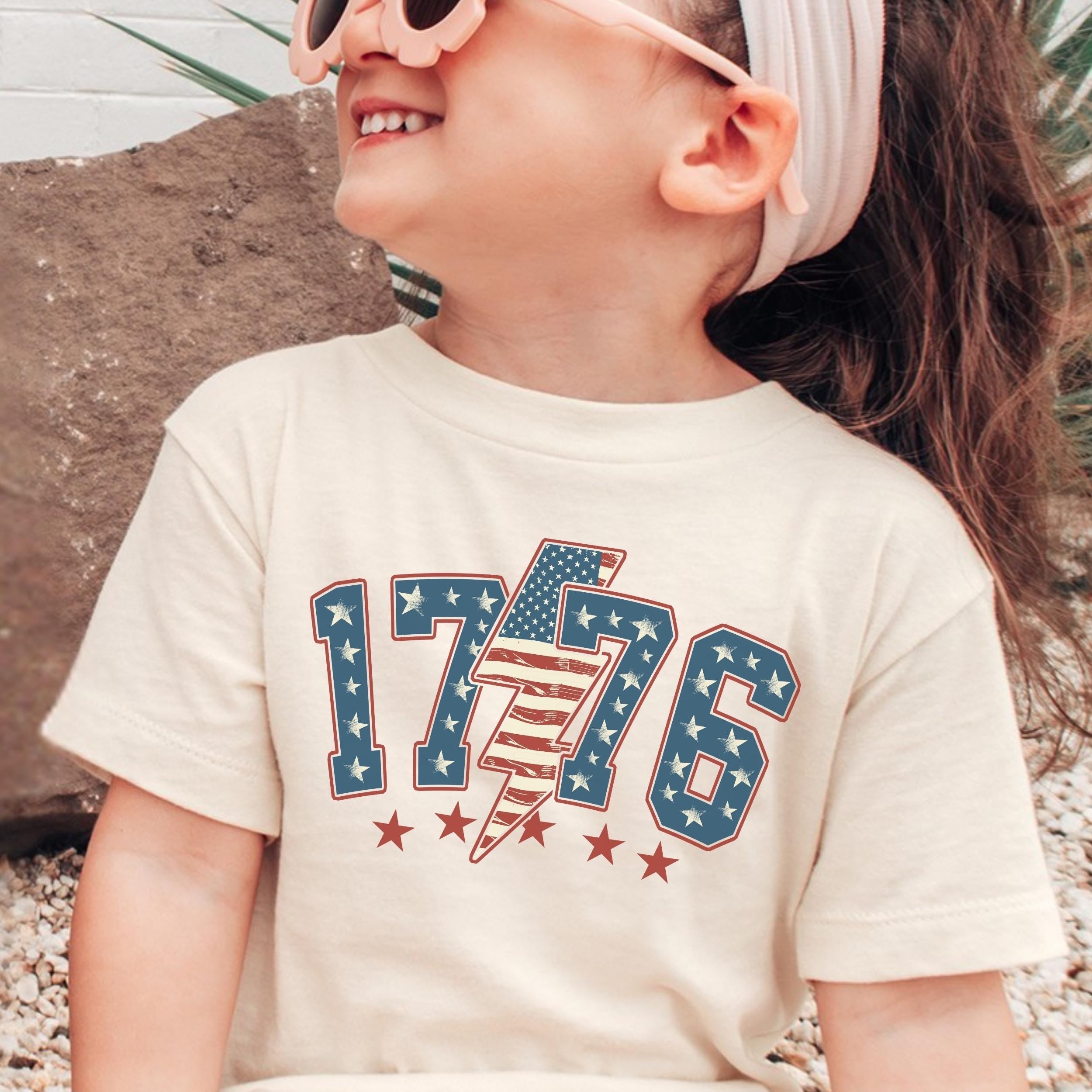 Retro America Est. 1776 Patriotic Kids T-Shirt