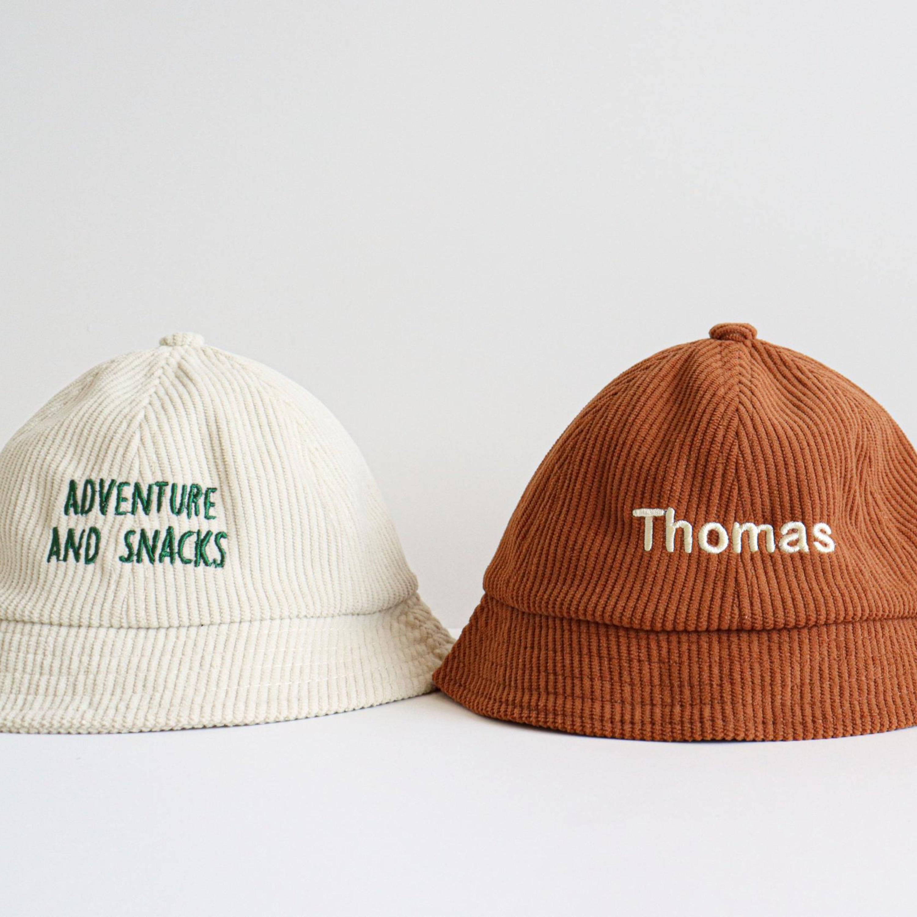 Personalized Kids Corduroy Bucket Hat - Sokidsun
