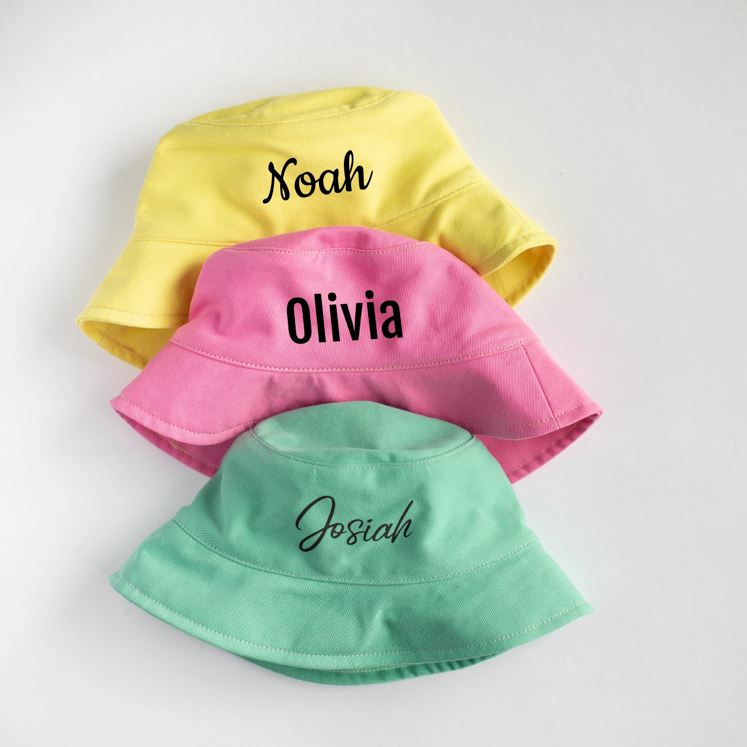 Personalized Kids Cotton Bucket Hat - Sokidsun