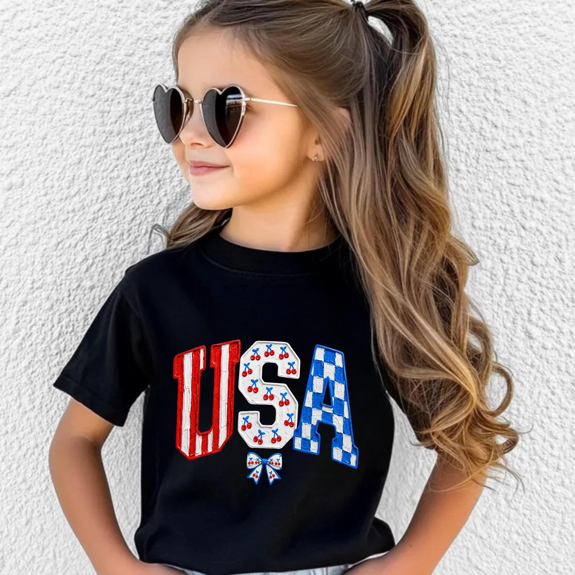 250th Patriotic Red White & Blue Independence Day Kids T-Shirt
