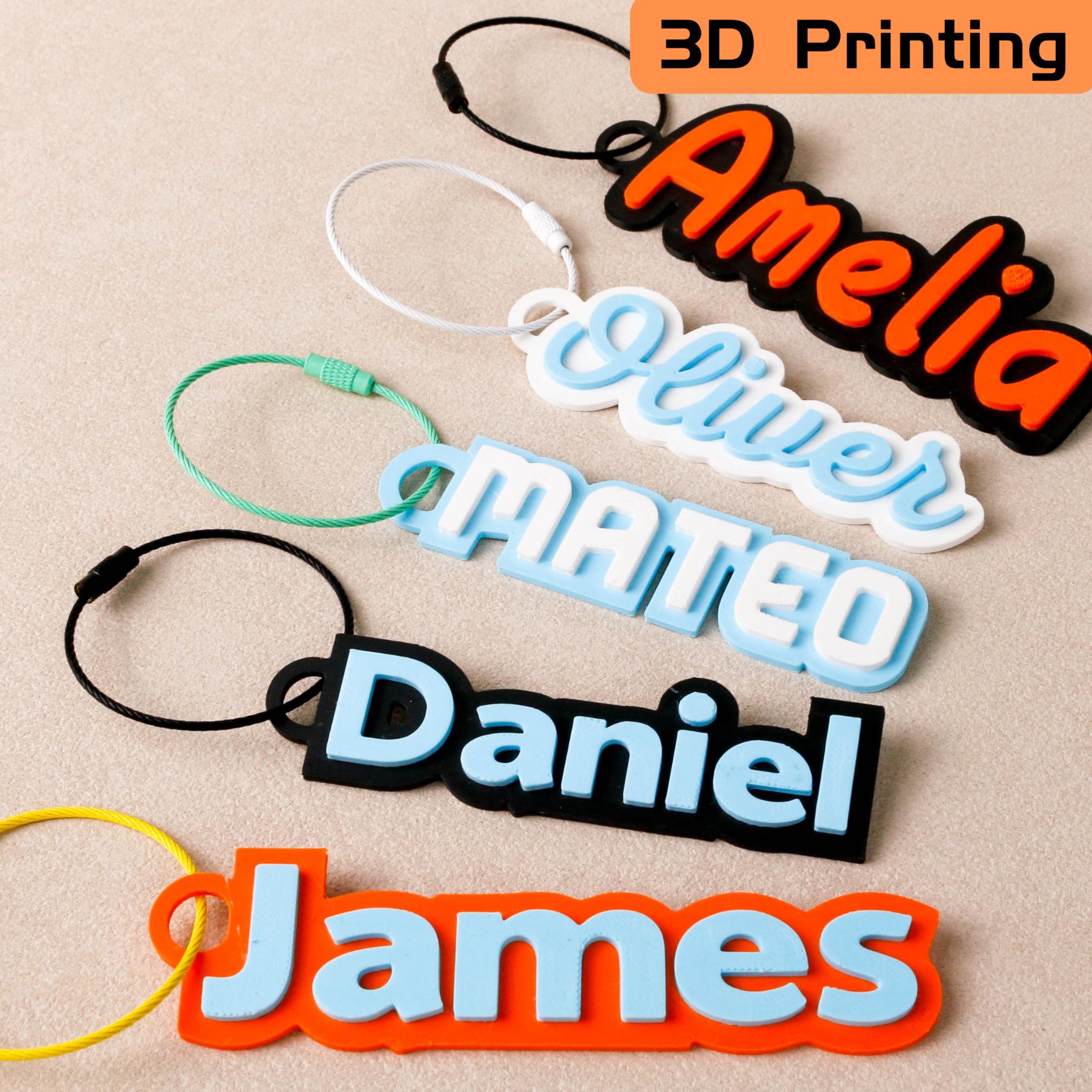 Personalized 3D Name Letter Tag - Sokidsun