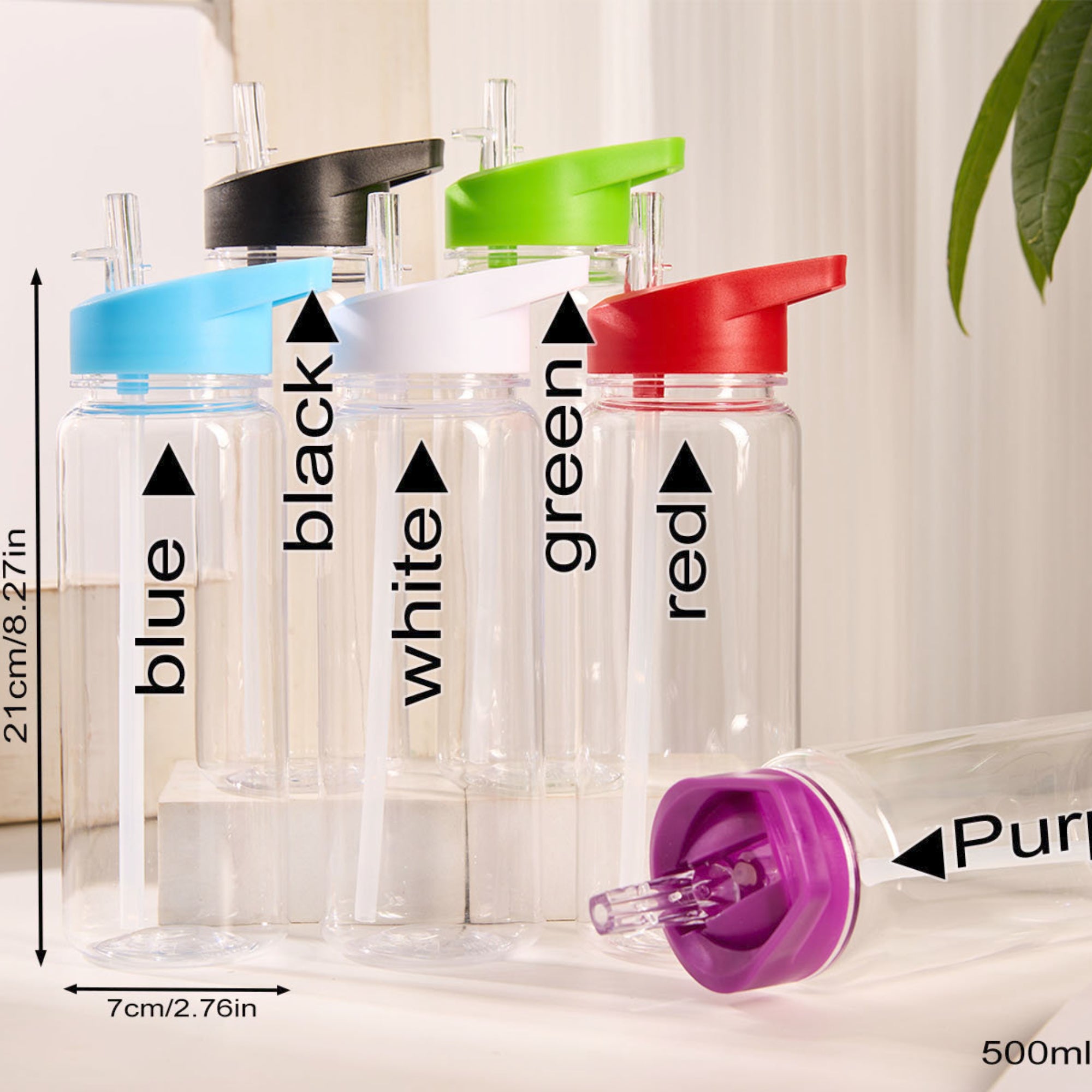 Personalized Kids Name Straw Water Bottle - Sokidsun