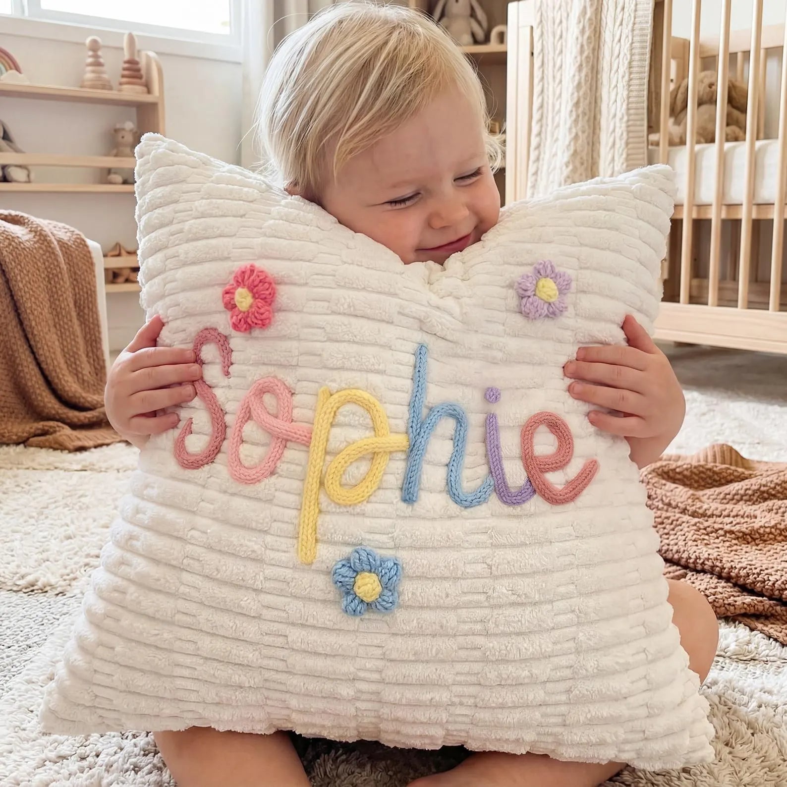 Personalized Kids Name Decorative Pillow