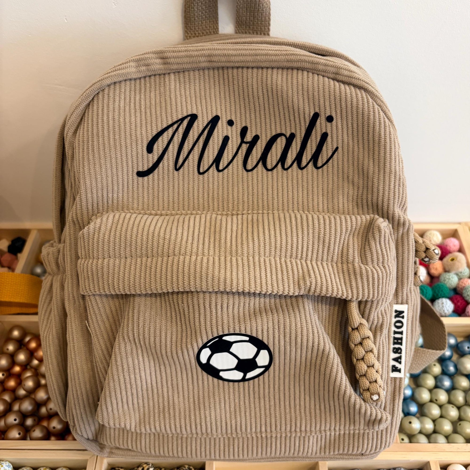 Personalized Kids Corduroy Backpack - Sokidsun