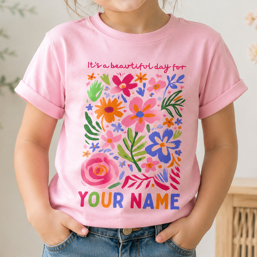 Personalized Kids It’s a beautiful day for T-Shirt