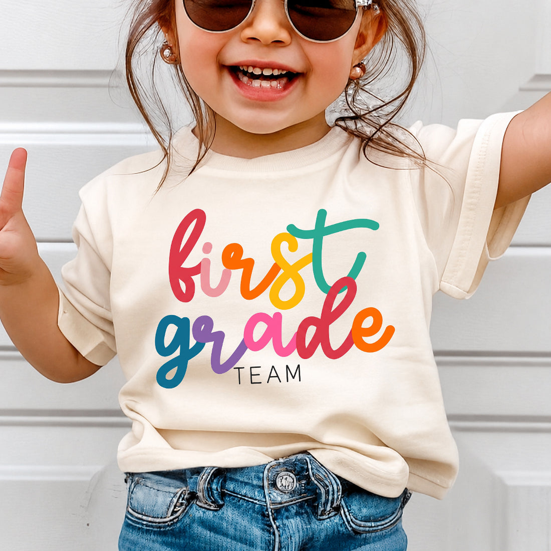 First Grade Team Ready for a Big School Adventure T-Shirt
