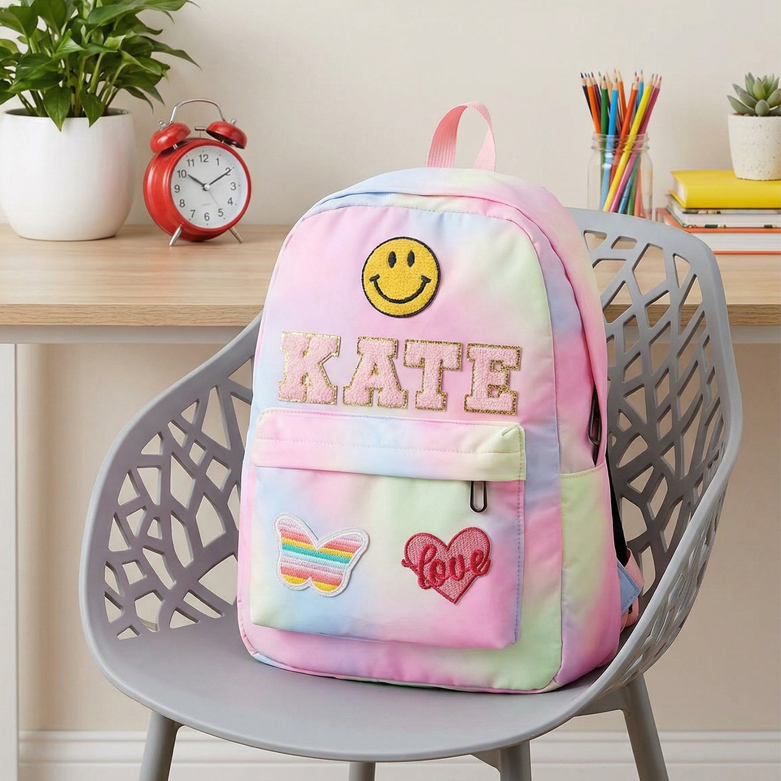 Custom Kids Back to School Patch Backpack - Sokidsun