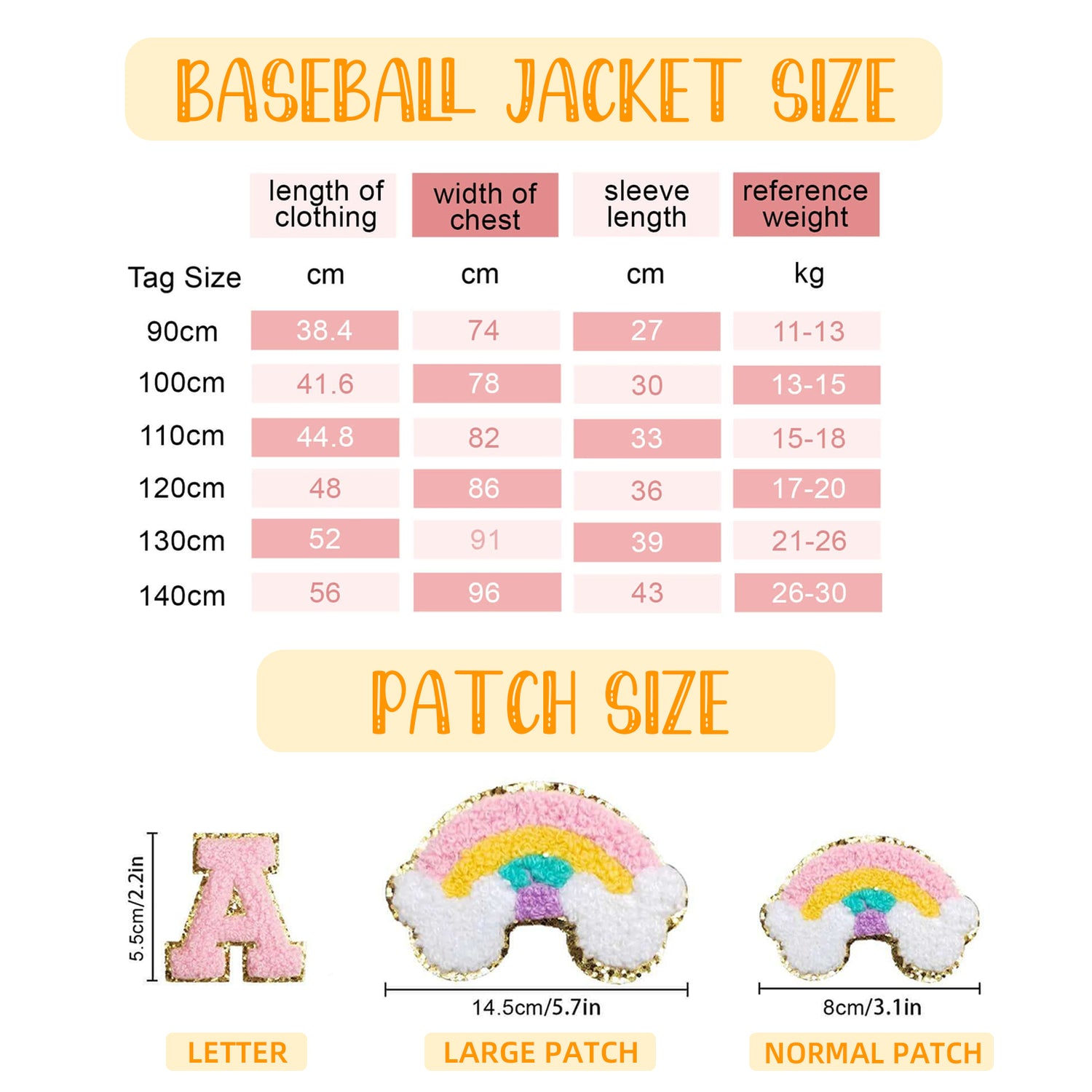Personalized Kids Varsity Jacket with Name and Cute Patches - Sokidsun