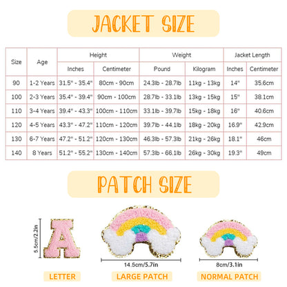 Custom Kids Patch Denim Jacket - Sokidsun