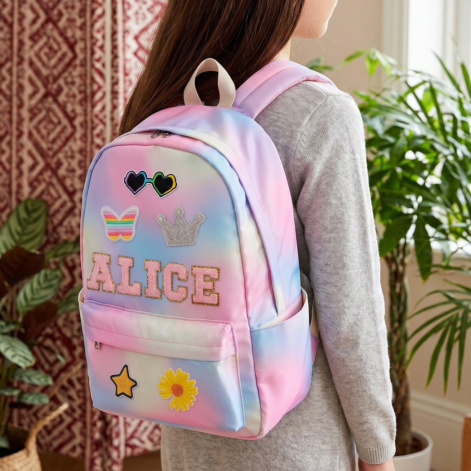 Custom Kids Back to School Patch Backpack - Sokidsun