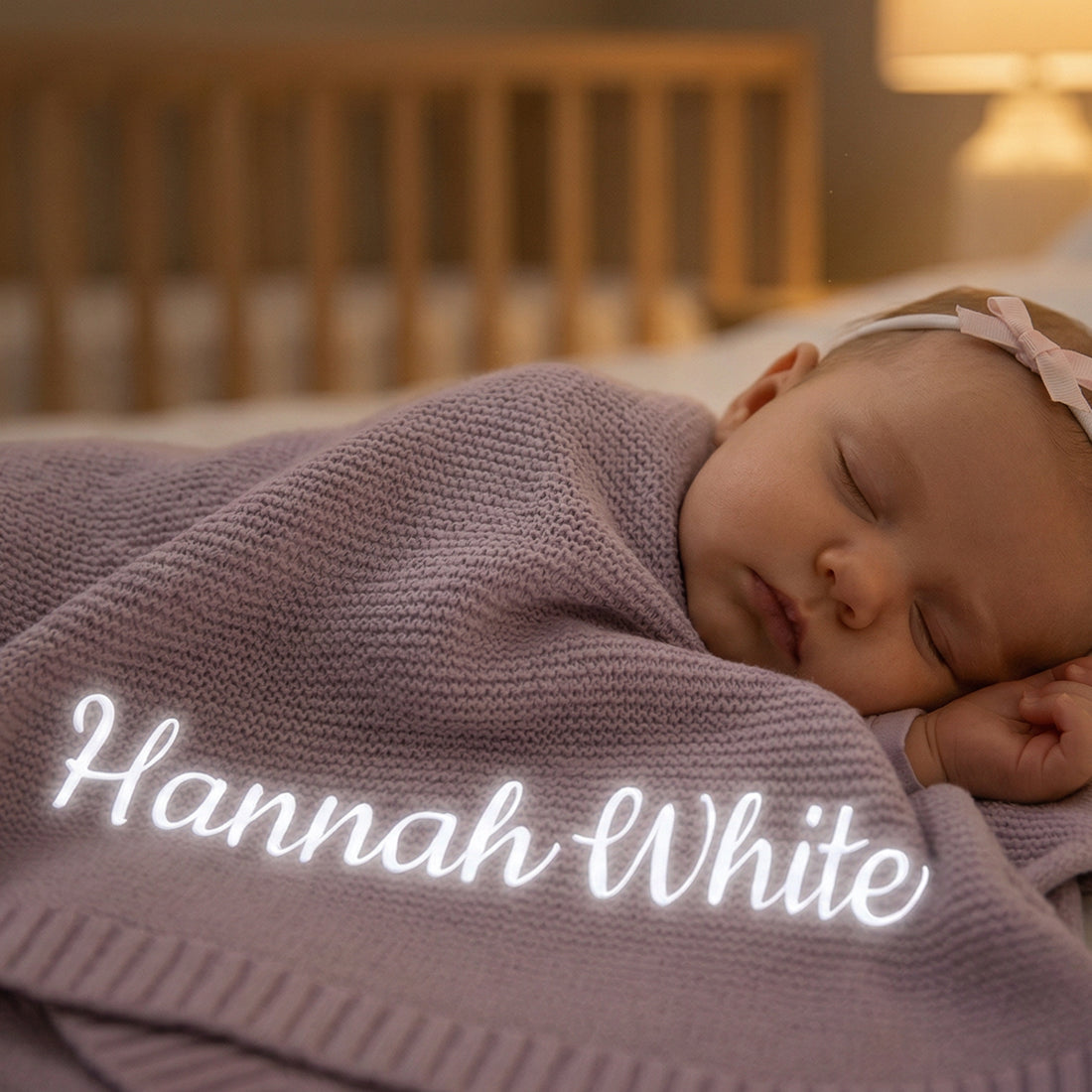 Personalized Glow in the Dark Star Blanket