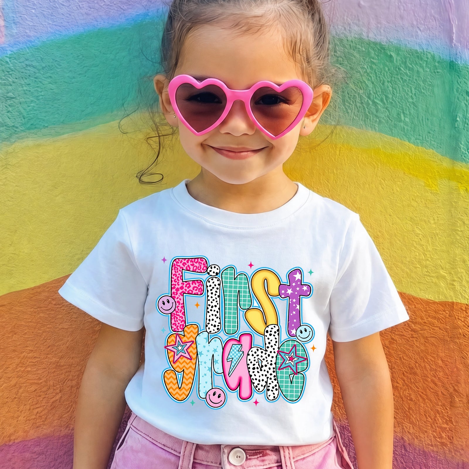 Personalized First Grade Back to School T-Shirt
