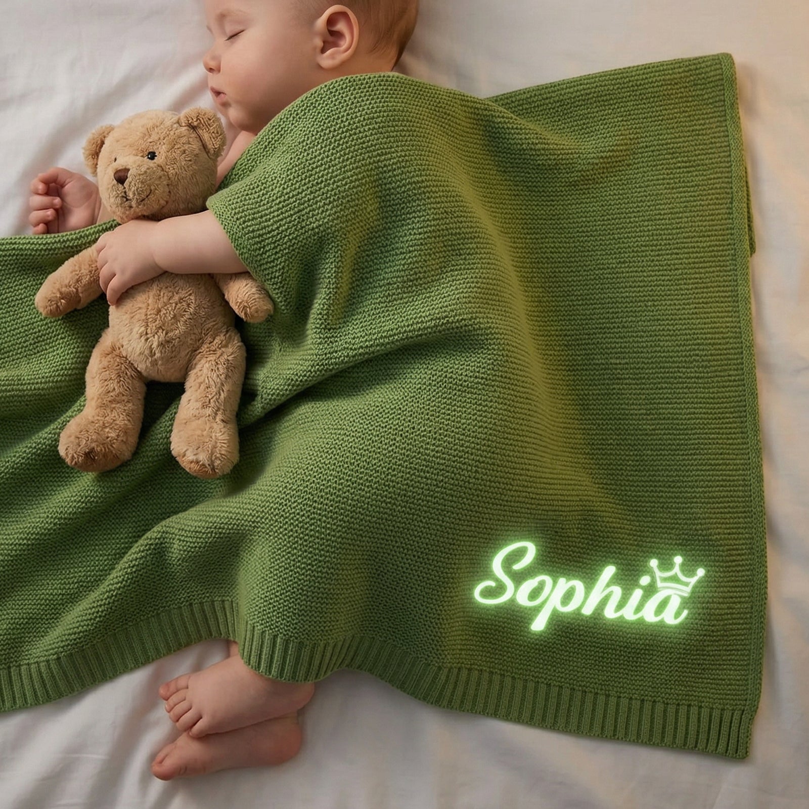 Personalized Glow in the Dark Star Blanket - Sokidsun