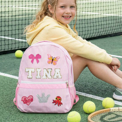 Personalized Kids Back to School Patch Backpack - Sokidsun