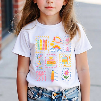 Personalized Be Kind School Supplies T-Shirt