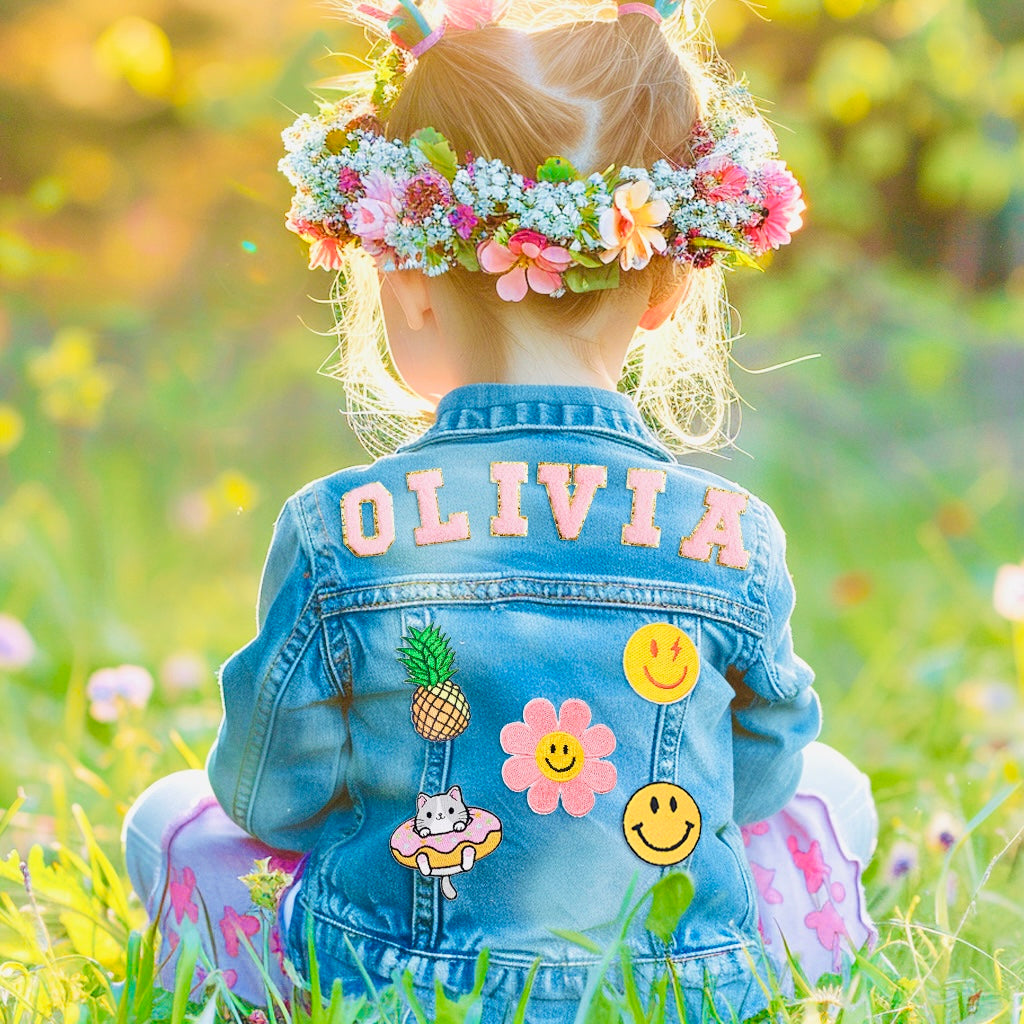 Personalized Patch Denim Jacket - Sokidsun