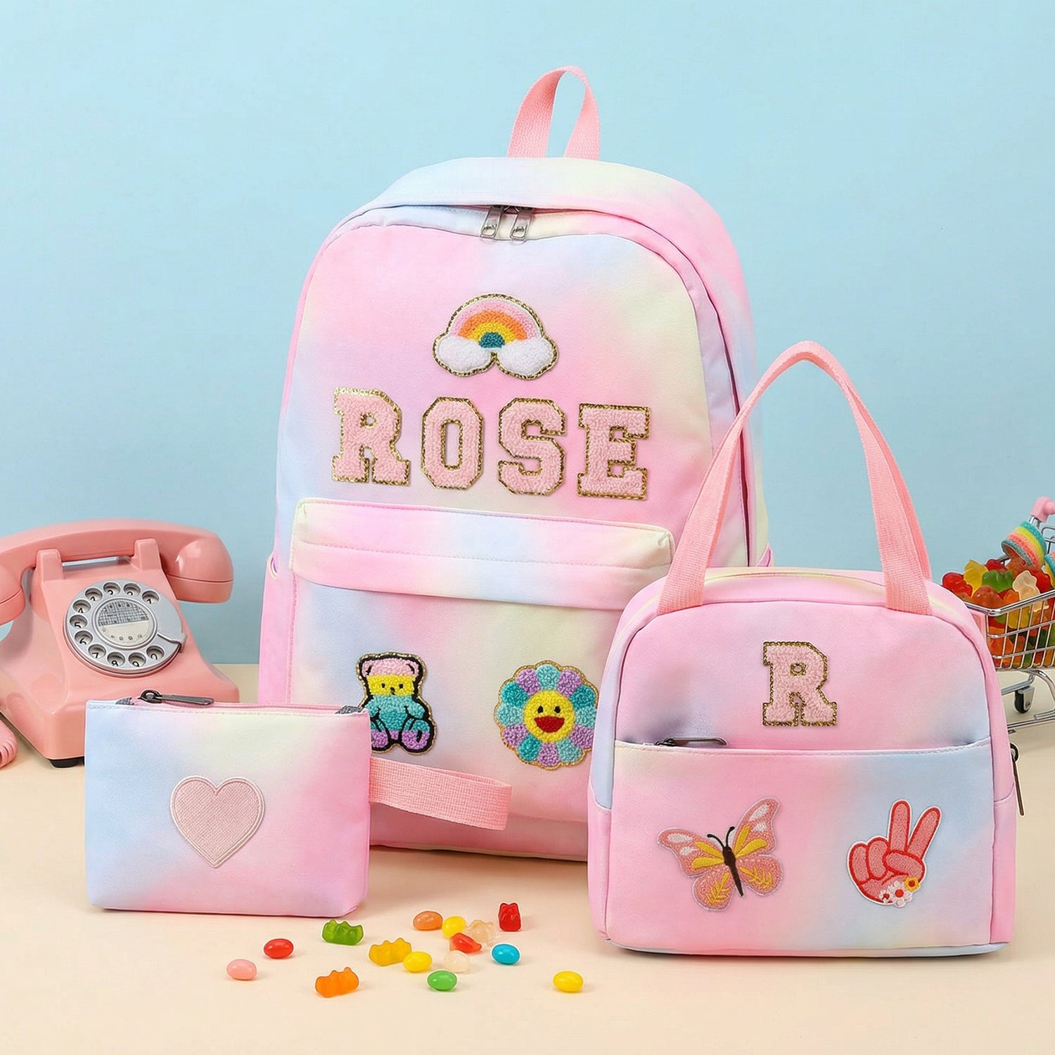Custom Kids Back to School Patch Backpack - Sokidsun