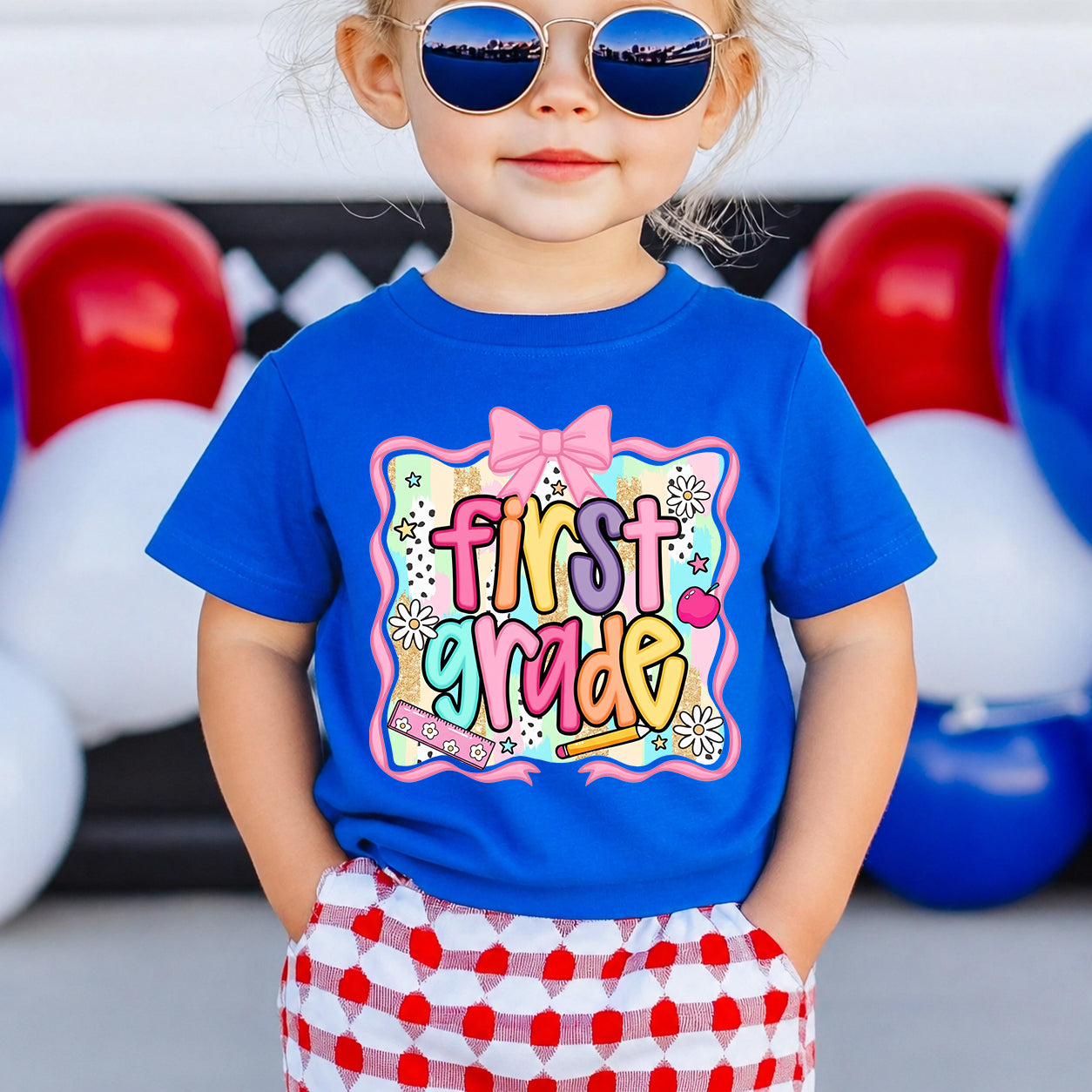 First Grade Ready Rainbow First Day School T-Shirt