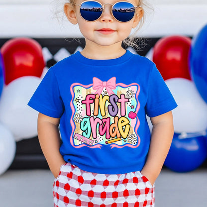 First Grade Ready Rainbow First Day School T-Shirt