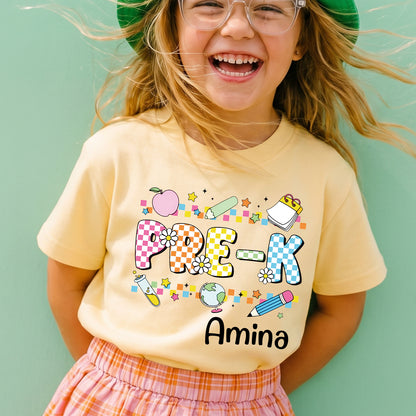 Personalized Kids Back to School T-Shirt