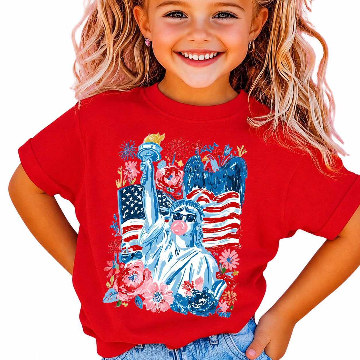 Patriotic Statue of Liberty T-Shirt