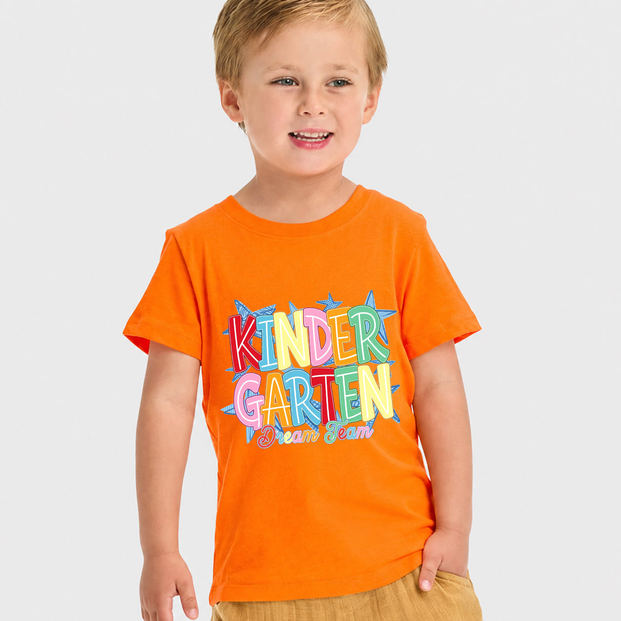 Kindergarten Dream Team Back to School Kids T-Shirt