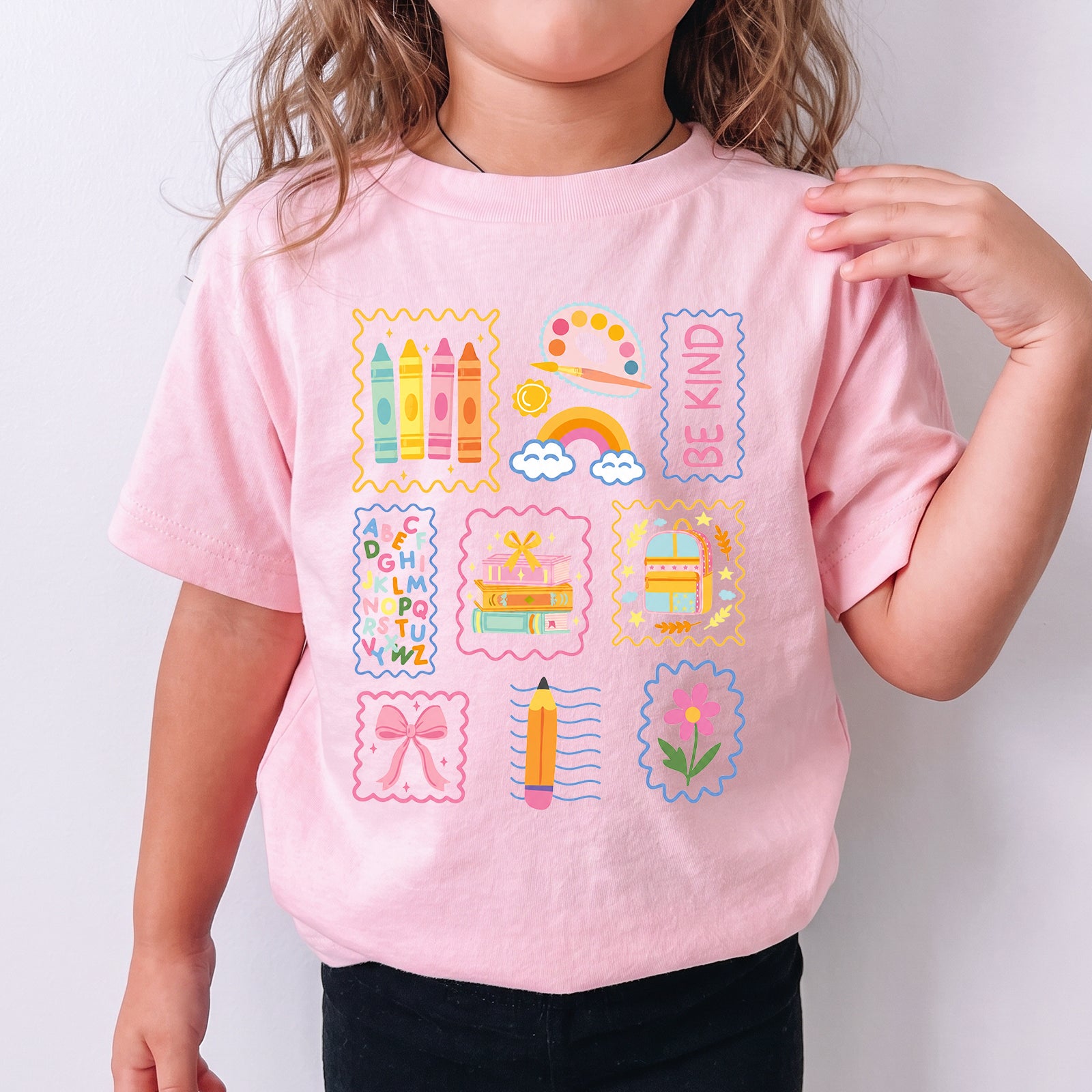 Personalized Be Kind School Supplies T-Shirt