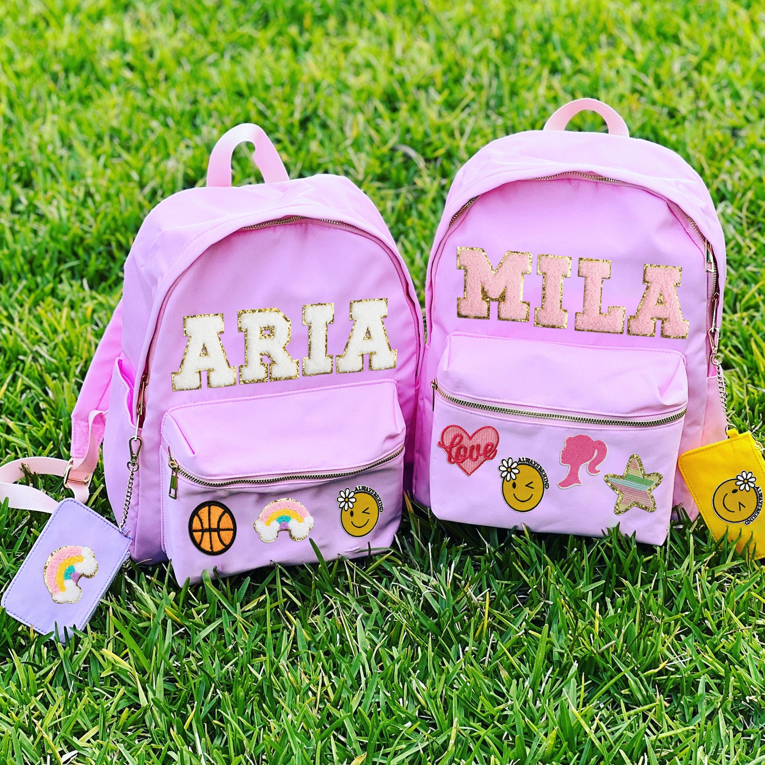 Personalized Kids Patches Nylon Backpack - Sokidsun