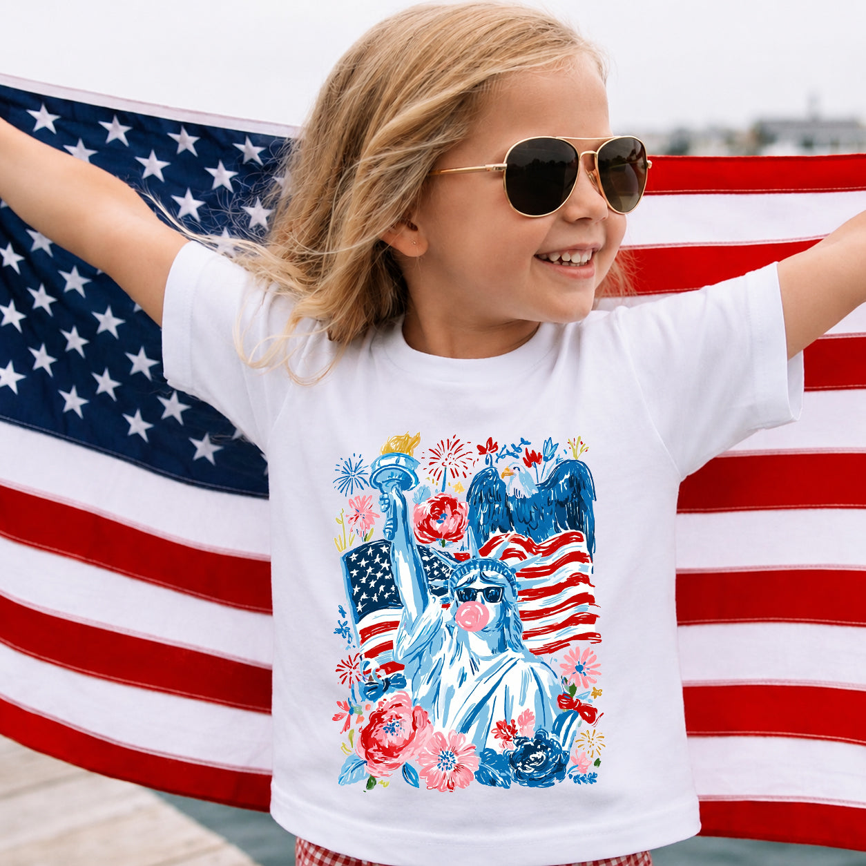 Patriotic Statue of Liberty T-Shirt