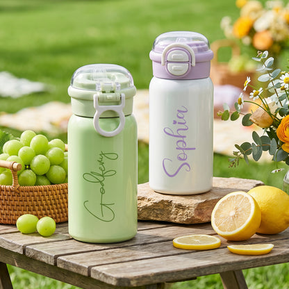 Personalized Kids Insulated Water Bottle with Name
