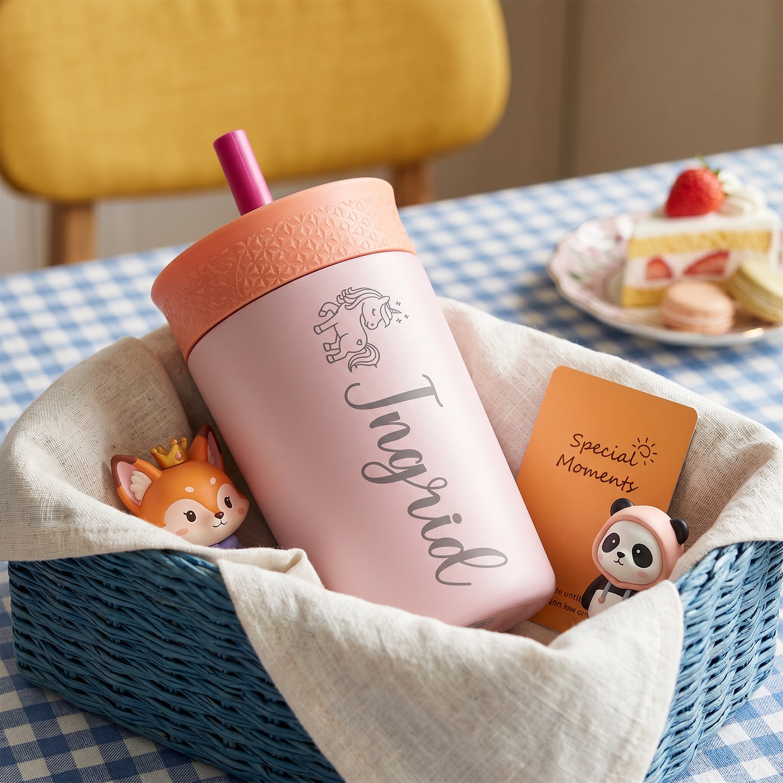 Personalized Kids Insulated Straw Tumbler