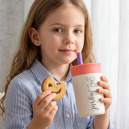 Personalized Kids Insulated Straw Tumbler