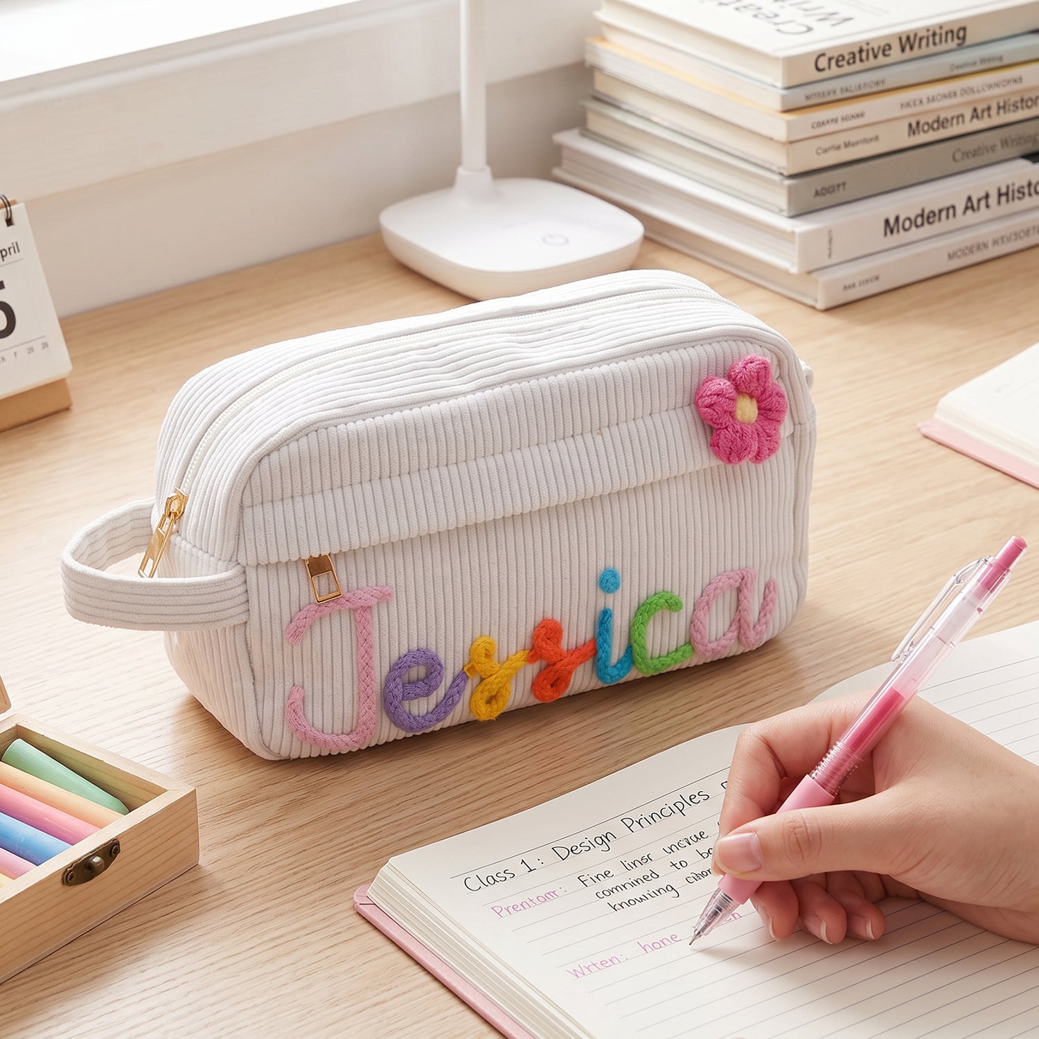 Personalized Kids Corduroy Pencil Case