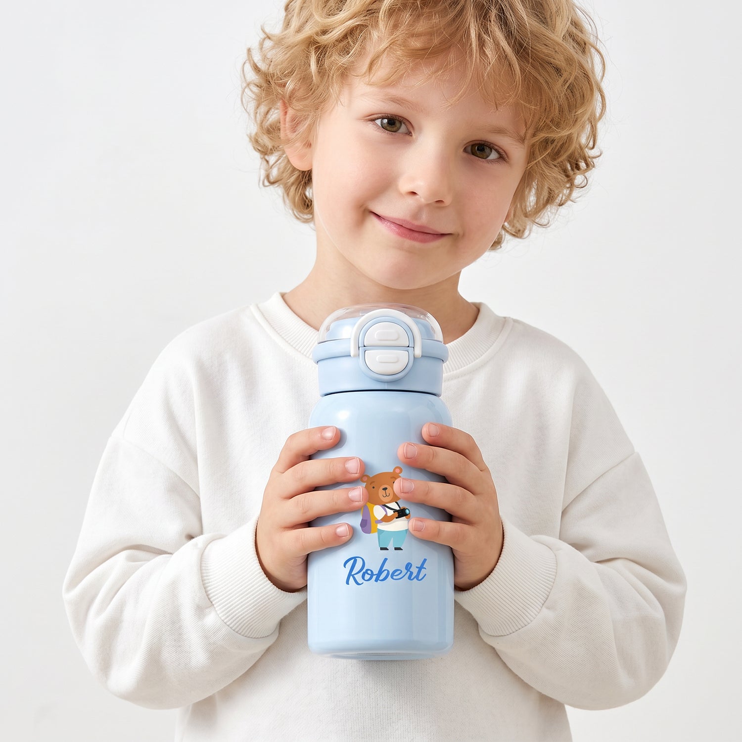 Personalized Kids Insulated Water Bottle with Name