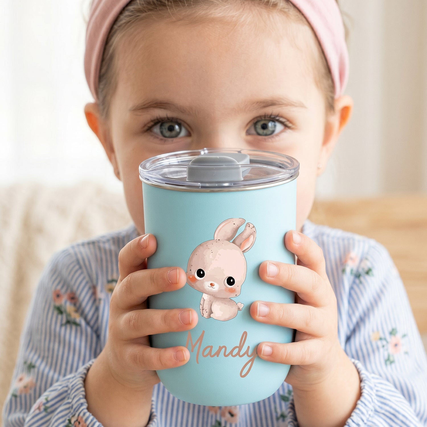 Personalized Kids Animal Insulated Tumbler Cup