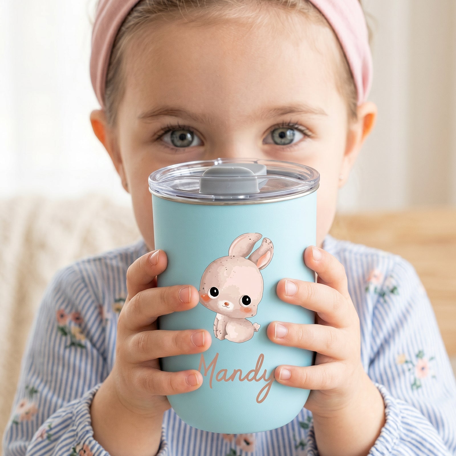 Personalized Kids Animal Insulated Tumbler Cup