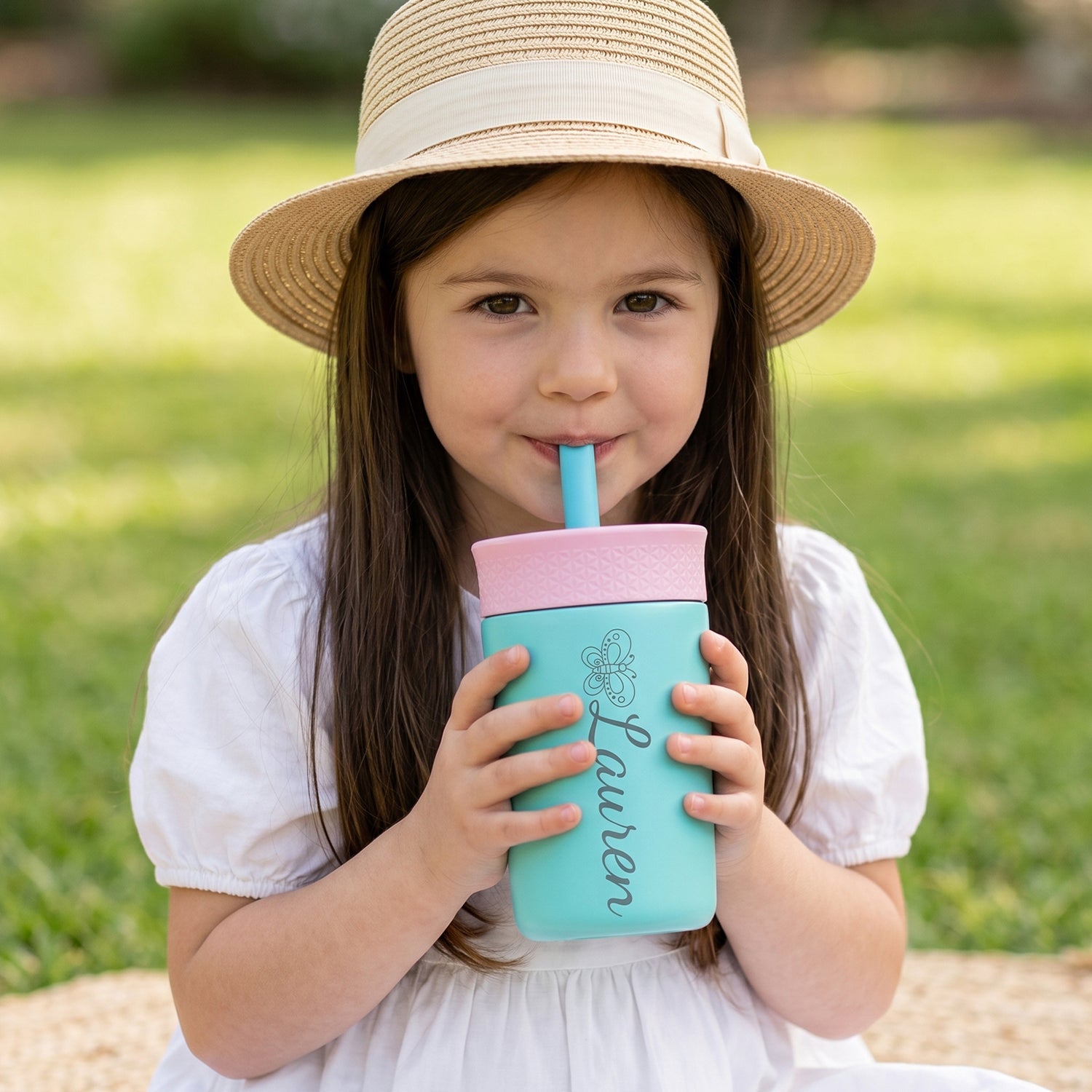 Personalized Kids Insulated Straw Tumbler