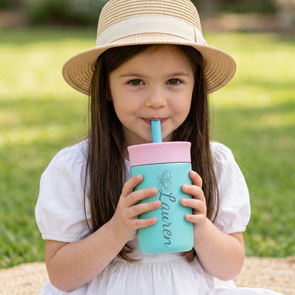Personalized Kids Insulated Straw Tumbler
