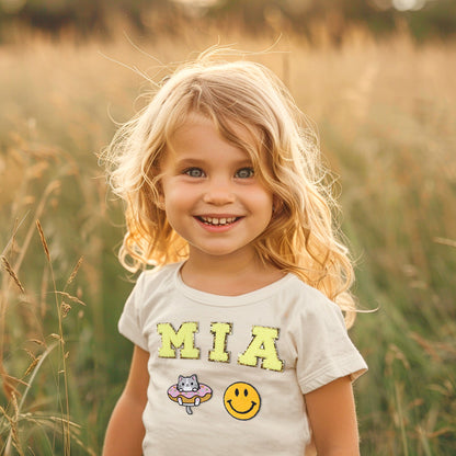 Personalized Patch T-shirt for Kids - Sokidsun