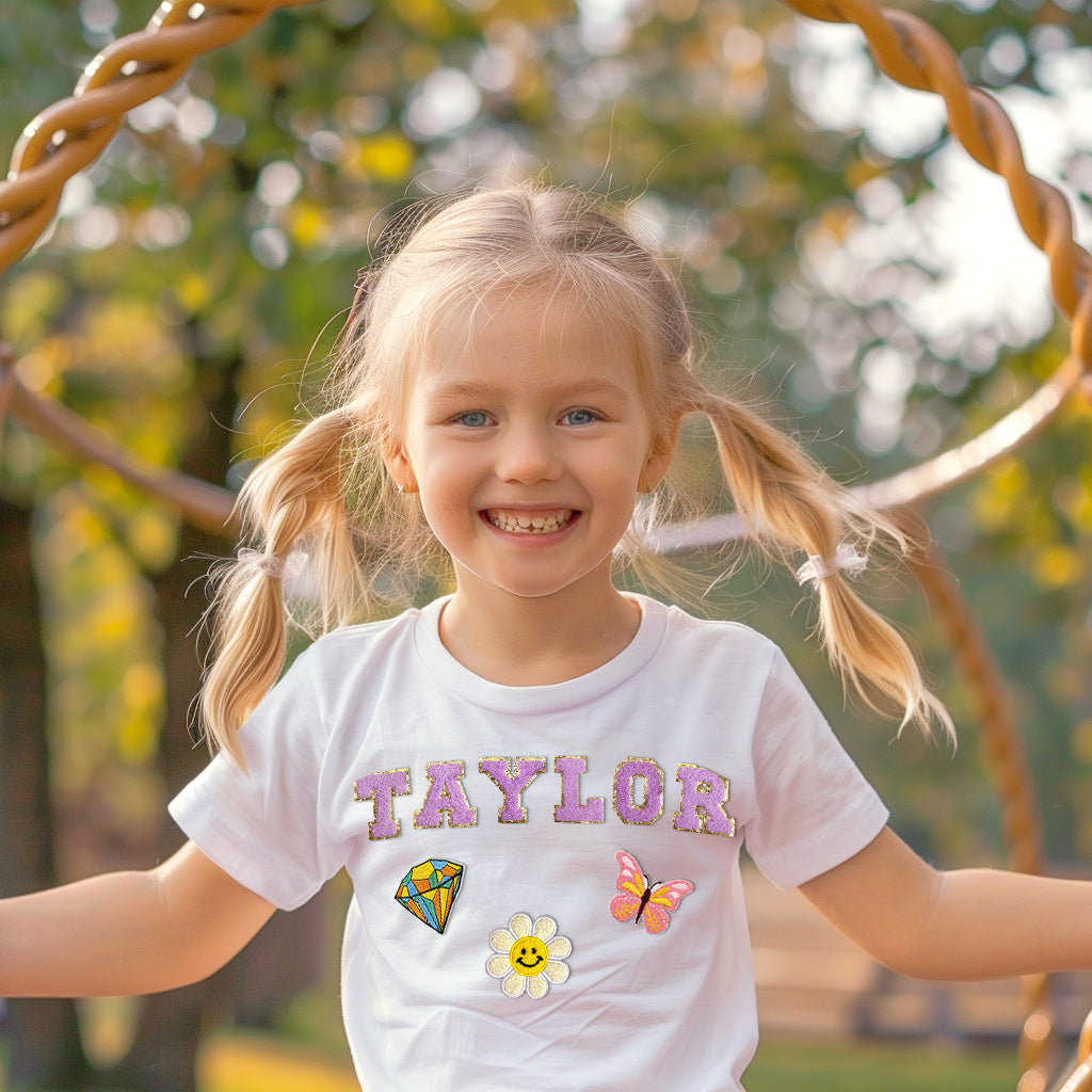 Personalized Patch T-shirt for Kids - Sokidsun