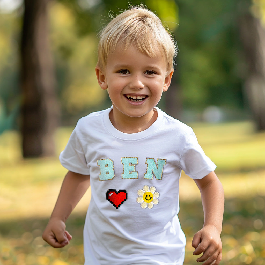 Personalized Patch T-shirt for Kids - Sokidsun