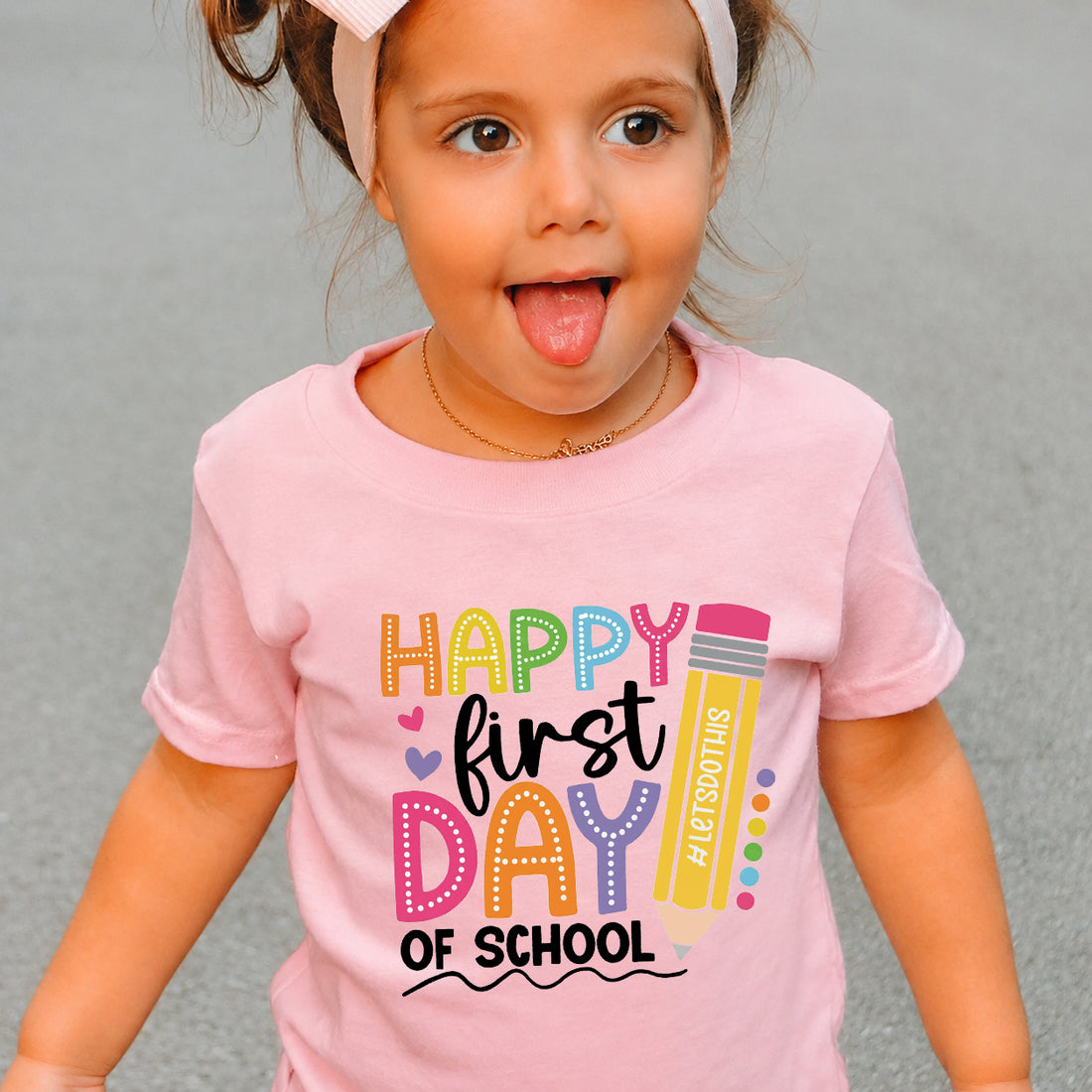 Happy First Day of School Cute Back to School Kids T-Shirt