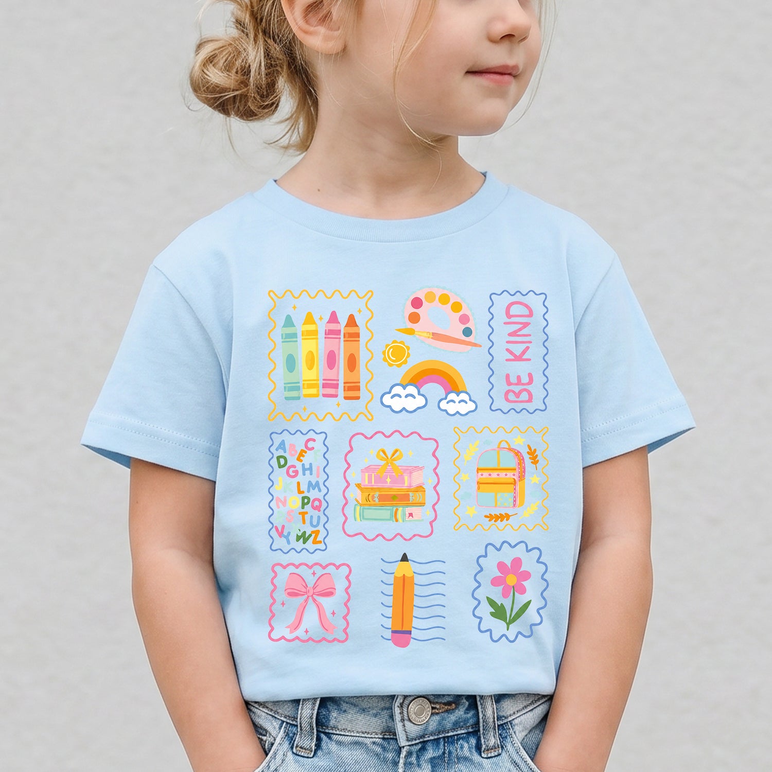 Personalized Be Kind School Supplies T-Shirt